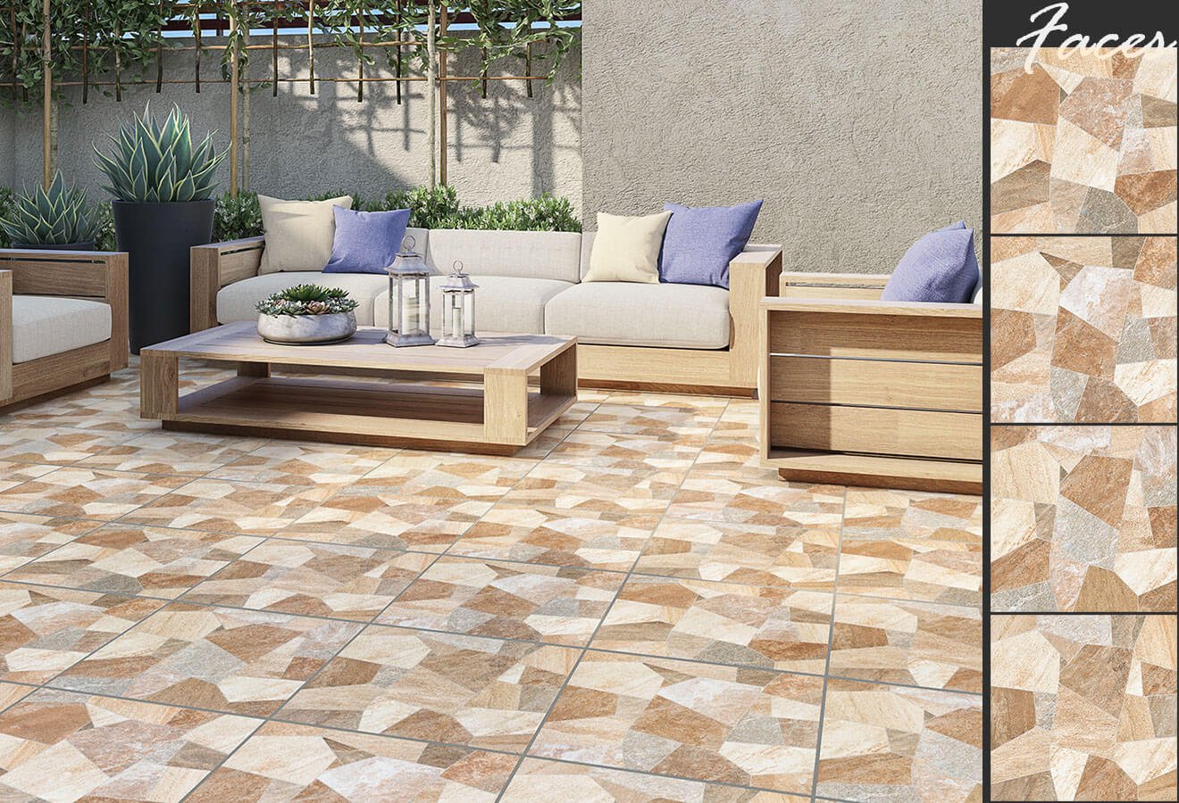 PISO SULIDO HD 50X50 - CERAMICA FORMIGRES - CX 2,5 M² - Imagem 2