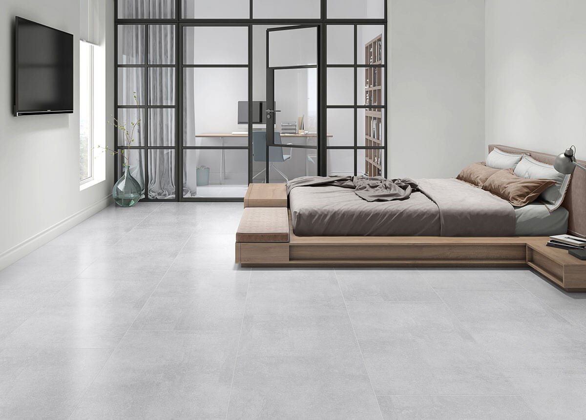 PISO SEMIGRES MATE 60X120 CONCRETO - CERAMICA FORMIGRES - CX 2,16M² - Imagem 2
