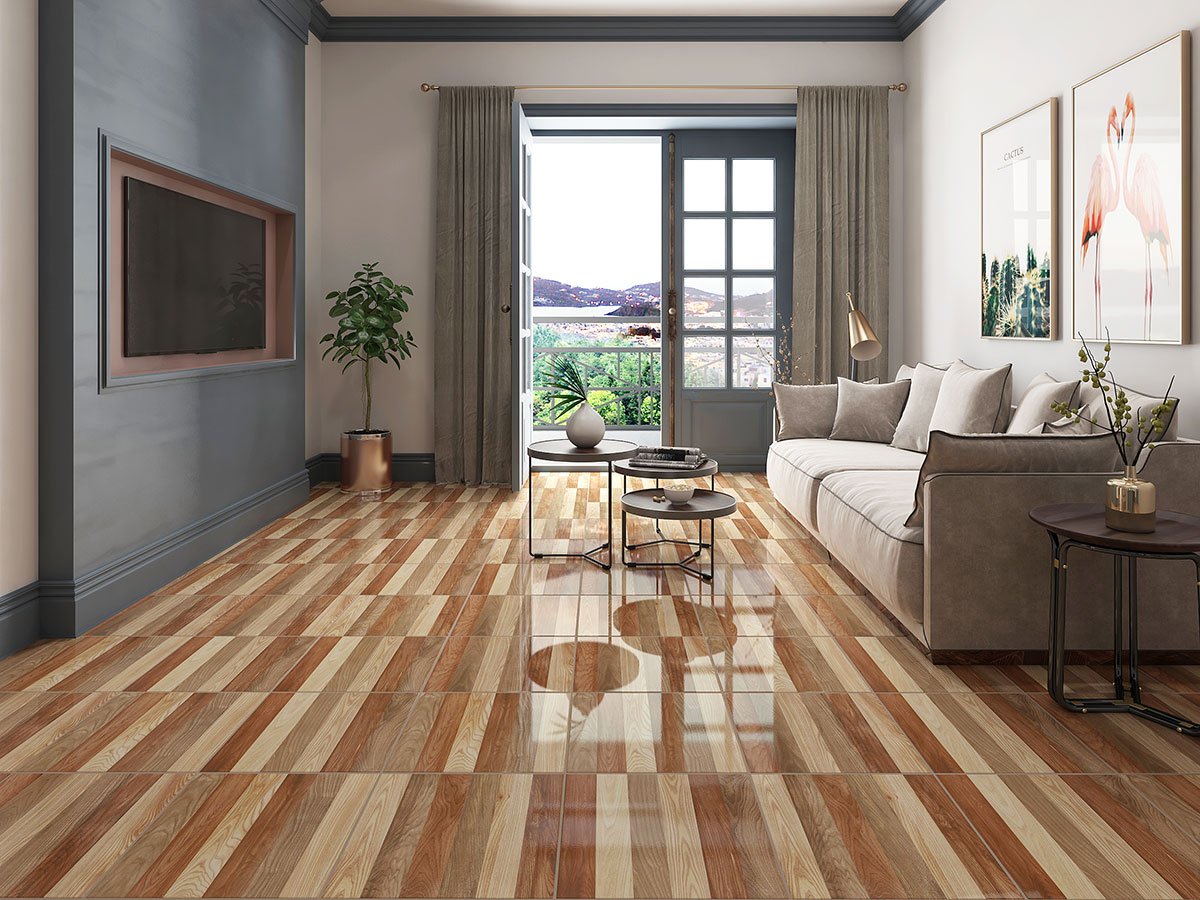 PISO BRILHANTE LAPA HD 45X45 CERAMICA FORMIGRES - CX 2,00 M² - Imagem 2