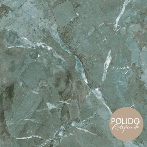 PISO SEMIGRES POLIDO 66X66 MENTA CERAMICA FORMIGRES - CX 2,18 M²