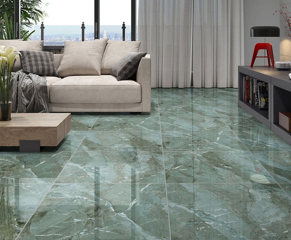 PISO SEMIGRES POLIDO 66X66 MENTA CERAMICA FORMIGRES - CX 2,18 M² - Imagem 2