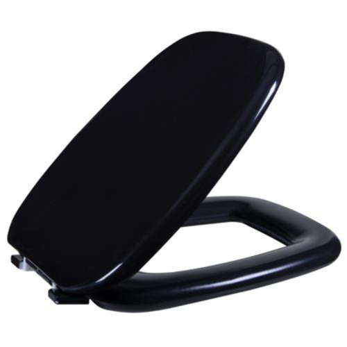 ASSENTO QUADRADO SANITARIO ASTRA QUADRADO PRETO