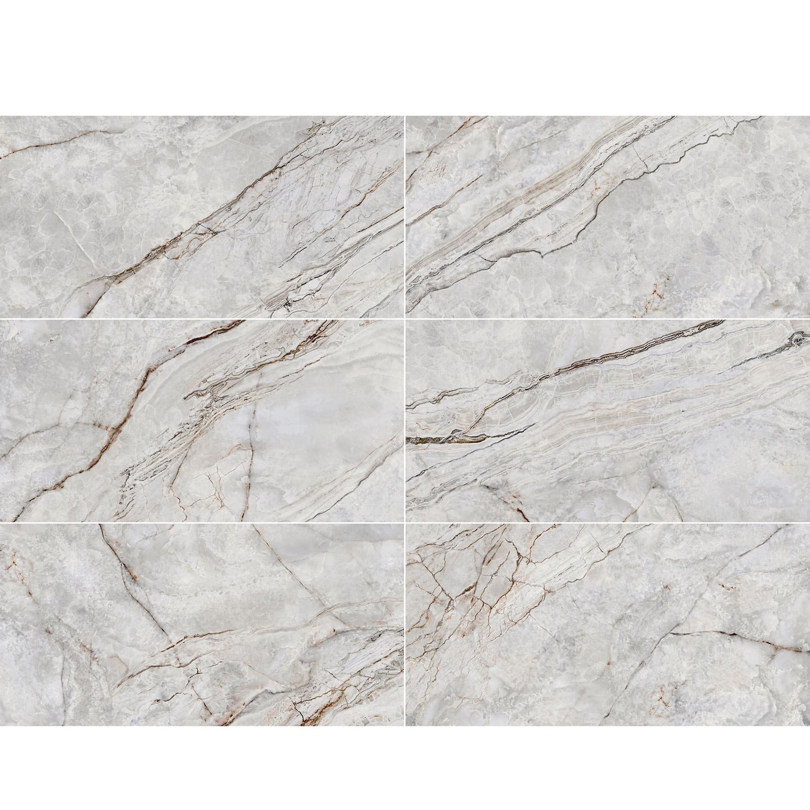 PISO SEMIGRES POLIDO 60X120 GRAN SANTORINI CERAMICA FORMIGRES - CX 2,16 M² - Imagem 3