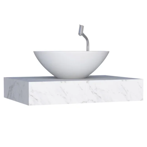 BANCADA PORCELANATO PERI 60 BRANCO CALACATA - COZIMAX