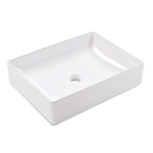 CUBA EM LOUÇA ICASA BRANCA RETANGULAR ICA24