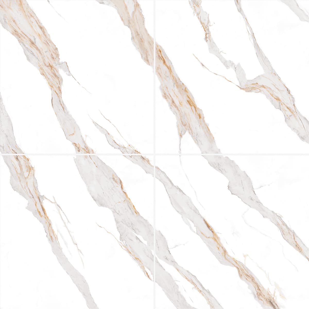 PISO SEMIGRES MATE 81X81 CALACATA BIANCO CERAMICA FORMIGRES - CX 1,97M² - Imagem 3