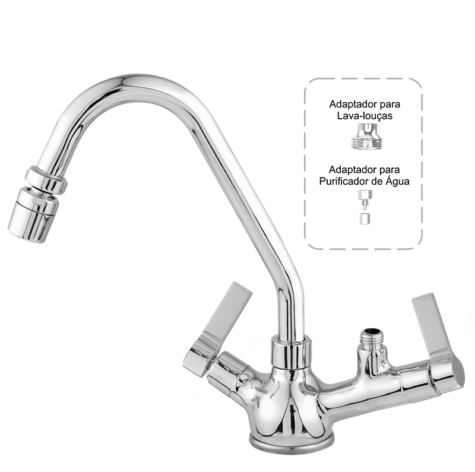 TORNEIRA ADAPT MESA COD 7525 - METAIS LEÃO