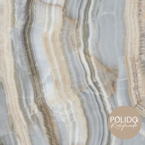PISO SEMIGRES POLIDO 88X88 ONIX PEROLA - CERAMICA FORMIGRES CX 2,32 M²