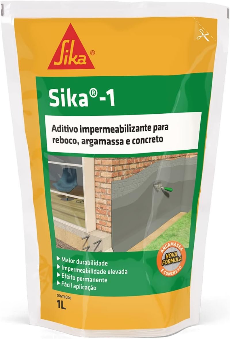 ADITIVO IMPERMEABILIZANTE 1L AMARELO - SIKA1