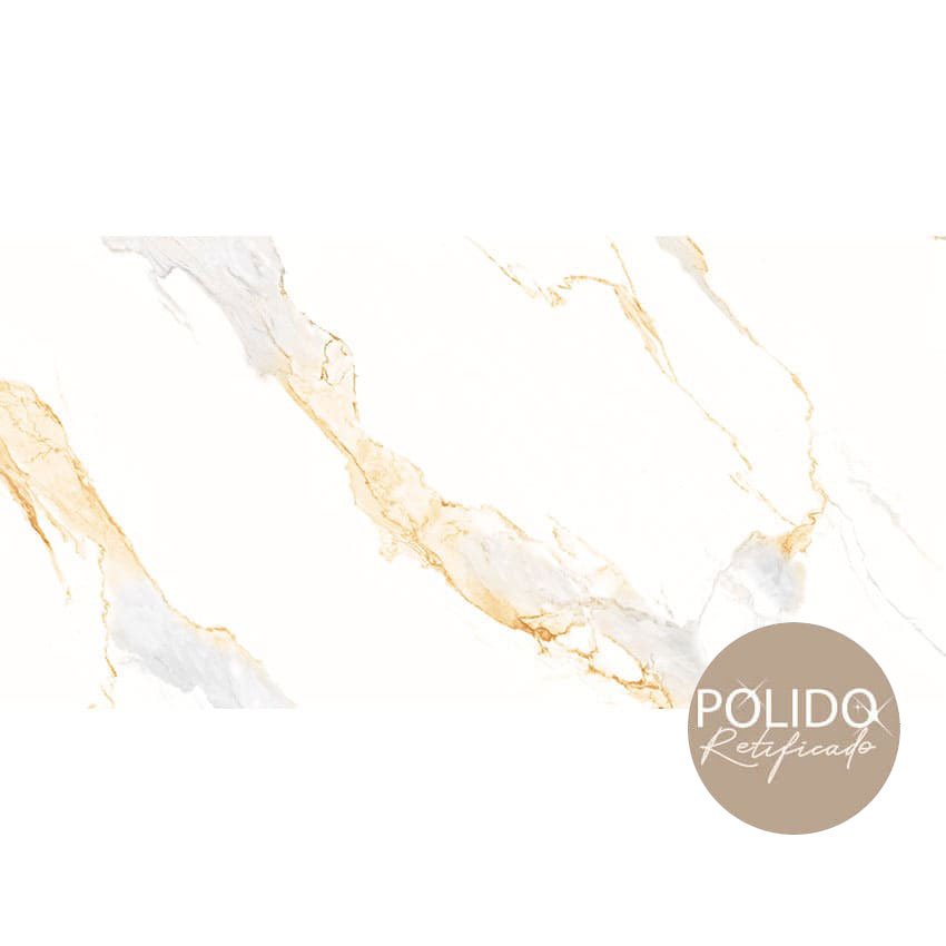 PISO SEMIGRES POLIDO 60×120 BELLA GOLD CERAMICA FORMIGRES – CX 2,16²
