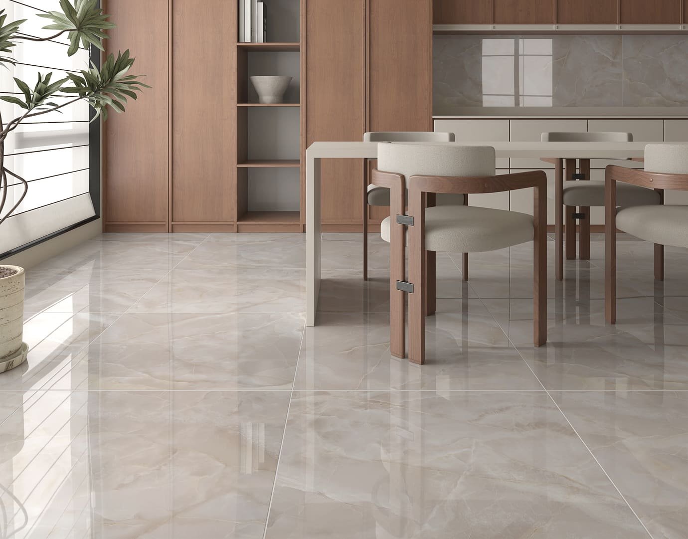 piso semigres polido 81x81 cristal ceramica formigres cx 1,97m²