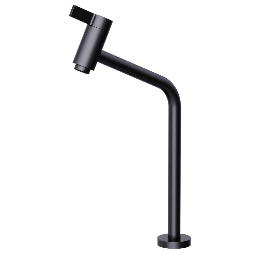 TORNEIRA LAVATORIO CONCE PRETA - CÓD 9965 - METAIS LEÃO