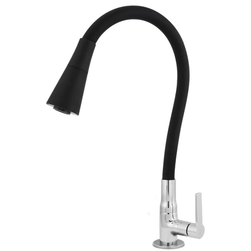 TORNEIRA MESA PRISMA DUO BLACK - CÓD 1772 - METAIS LEÃO