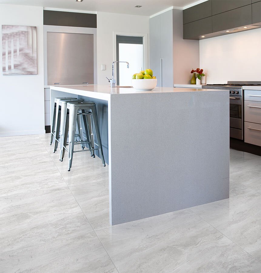 PISO BRILHANTE MADRI CINZA 61X61 CERAMICA FORMIGRES - CX 2,23 M² - Imagem 2