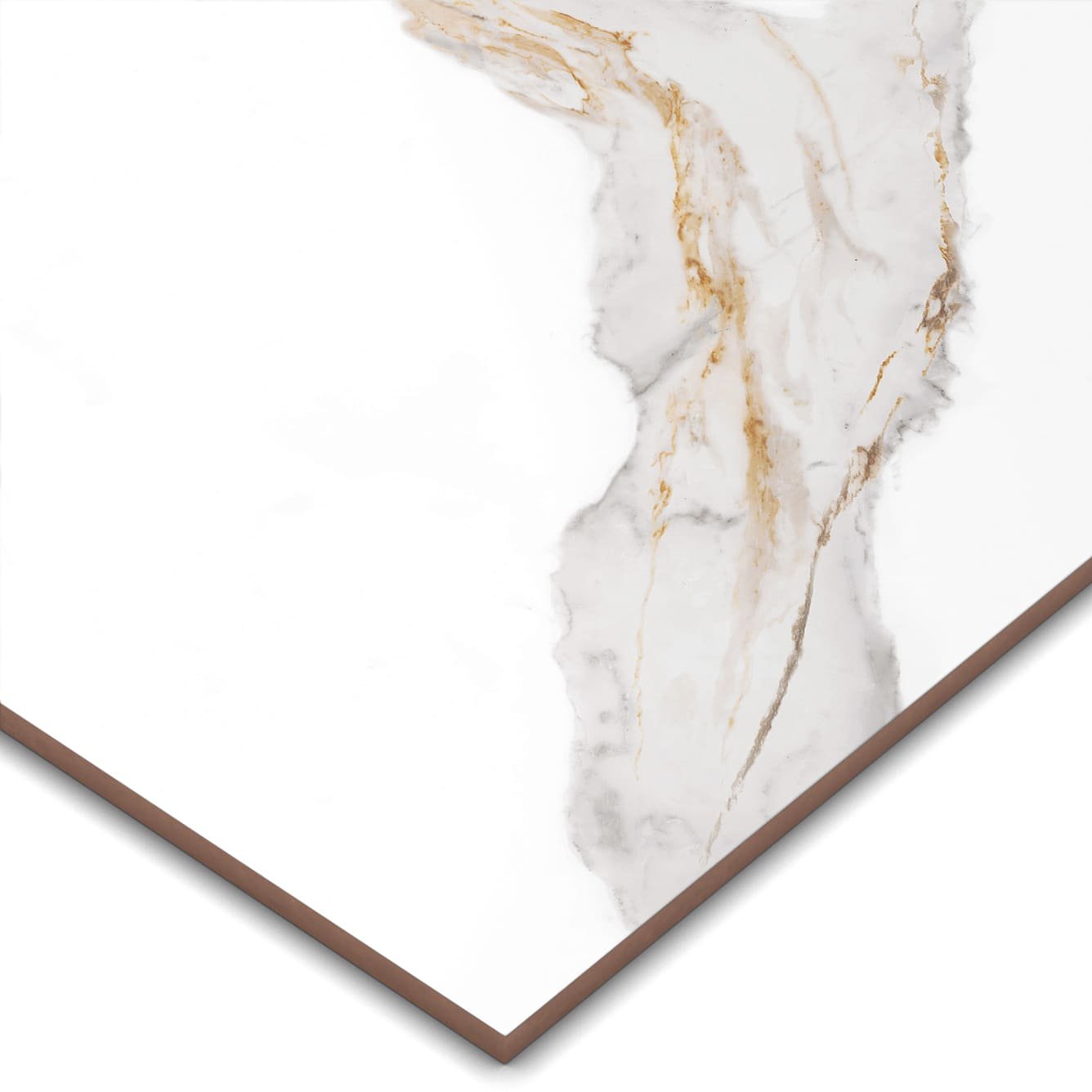 PISO SEMIGRES MATE 81X81 CALACATA BIANCO CERAMICA FORMIGRES - CX 1,97M² - Imagem 2