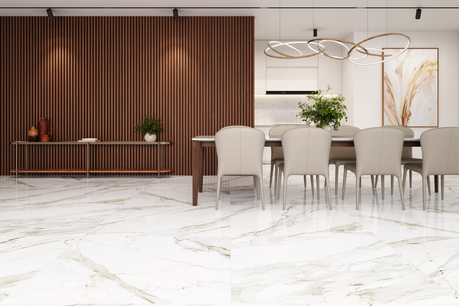 PORCELANATO POLIDO CALCACATA PREMIUM 60541 - 62×121 – EMBRAMACO CX 2,26 - Imagem 3