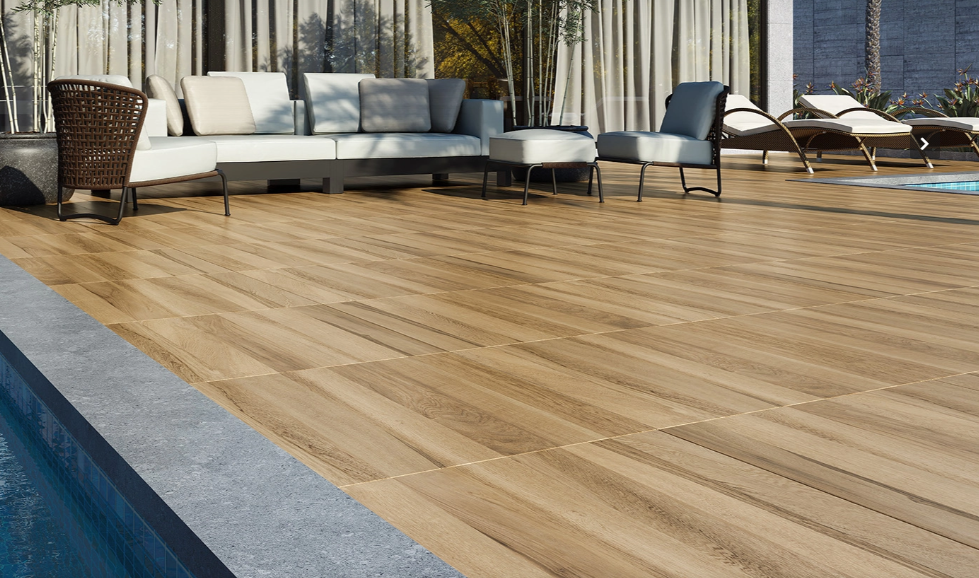 PORCELANATO DECK ROVERE 76X76 - DORA CX 1,73M² - Imagem 2