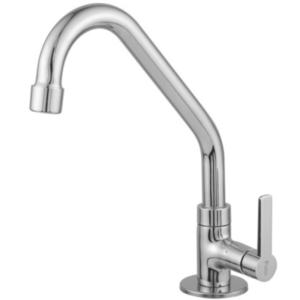 TORNEIRA COZINHA DE MESA BICA ALTA C80 PRISMA - CÓD. 7156 - METAIS LEÃO