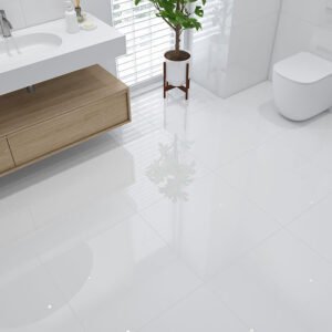 PISO SEMIGRES POLIDO BRANCO 66X66 CERAMICA FORMIGRES - CX 2,18M²