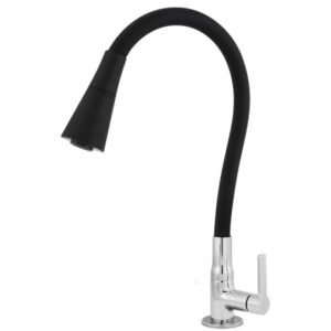 TORNEIRA MESA PRISMA DUO BLACK - CÓD 1772 - METAIS LEÃO